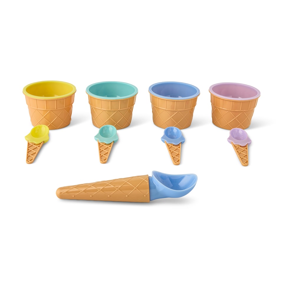 image 1 of Core Kitchen 9 Piece Ice Cream Set 