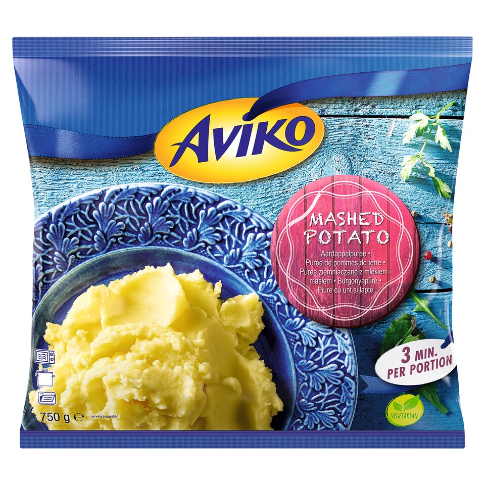 Aviko Quick-Frozen Mashed Potatoes 750 g