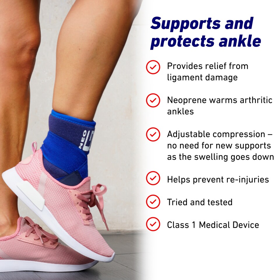 image 1 of Neo G Ankle Support With Figure Of 8 Strap One Size