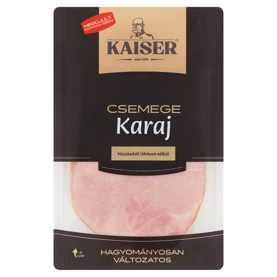 Kaiser szeletelt csemege füstölt karaj 100 g  1. kép