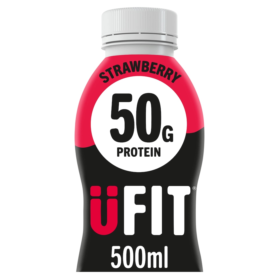 UFIT Pro50 Protein Drink - Strawberry 500ml