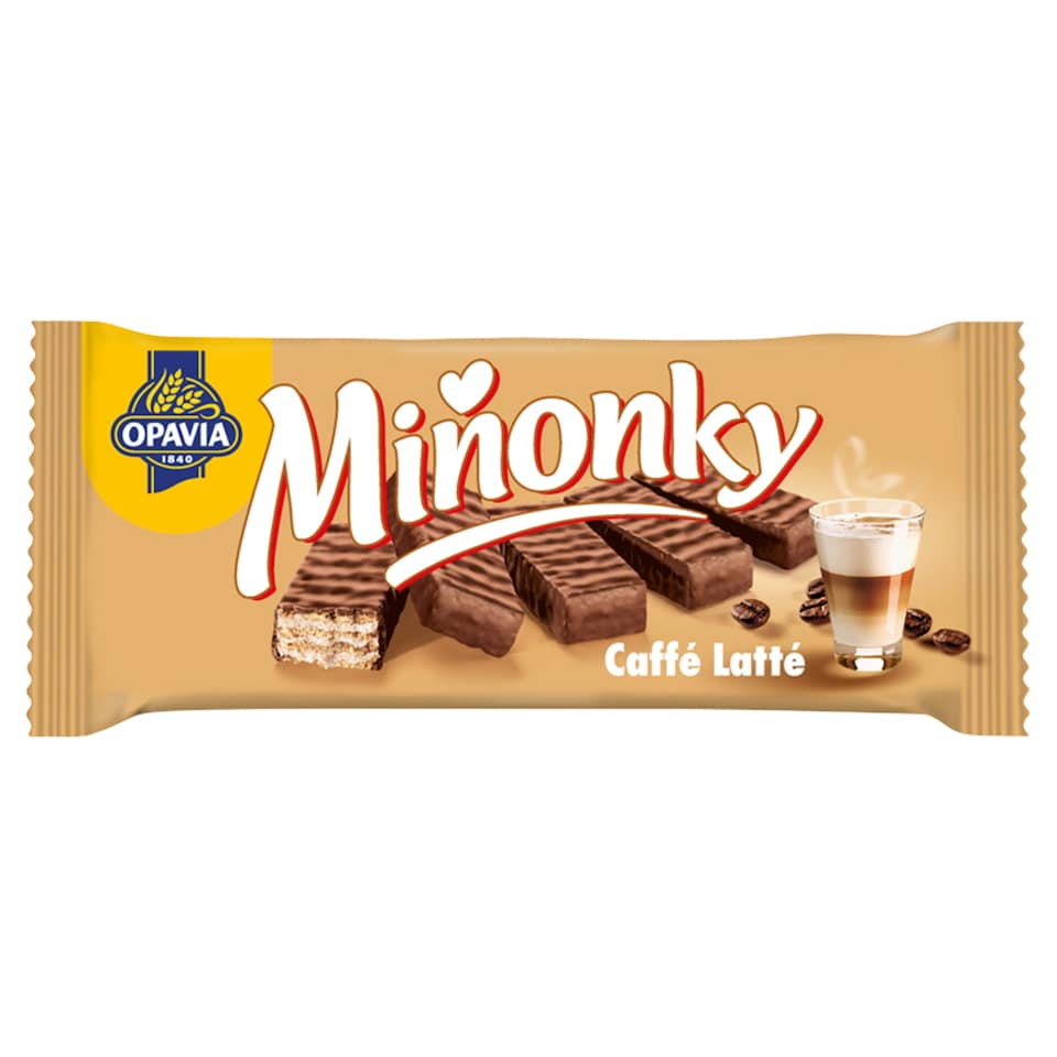 Opavia Miňonky Caffé latté oplatky 50g