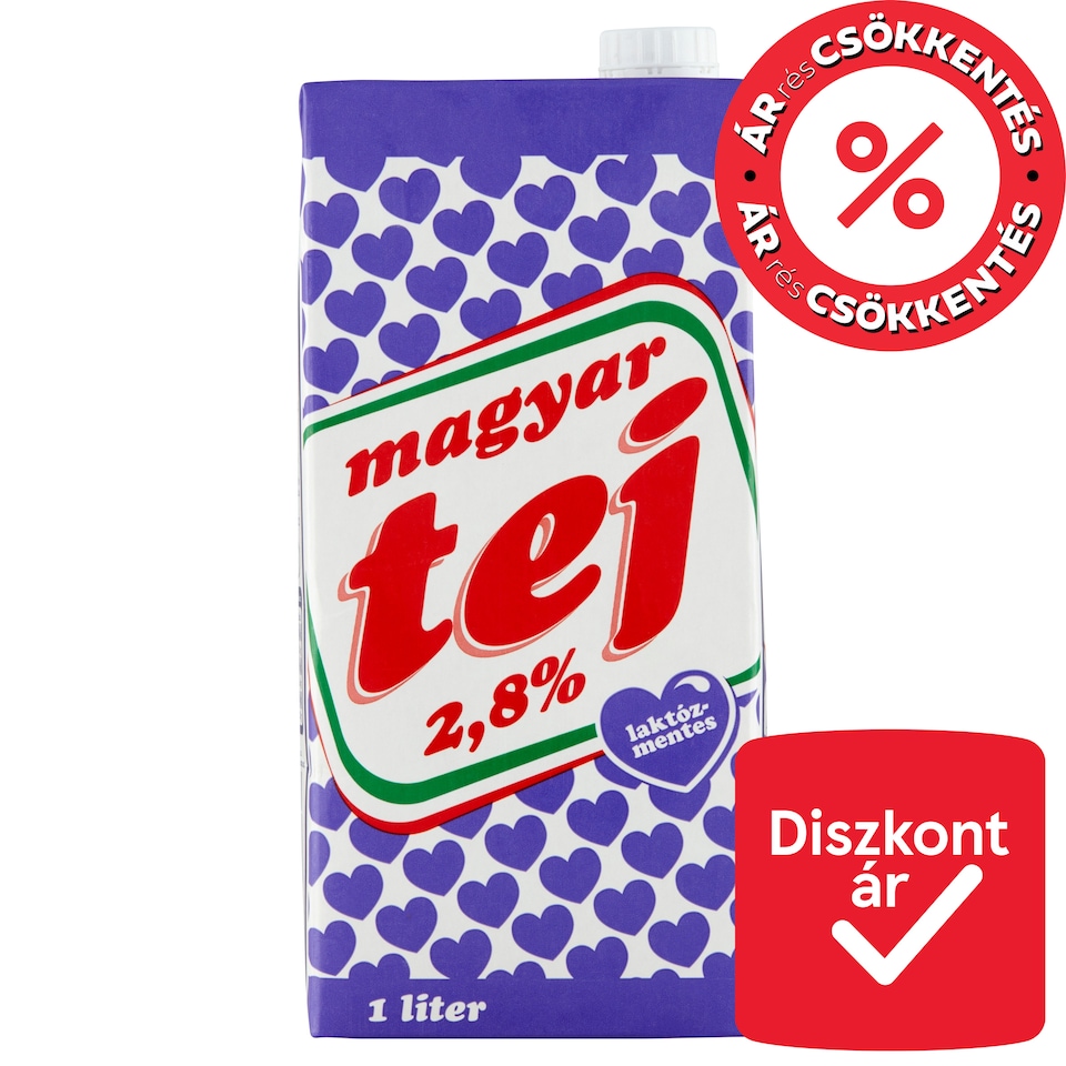Magyar Tej laktózmentes UHT tej 2,8% 1 l