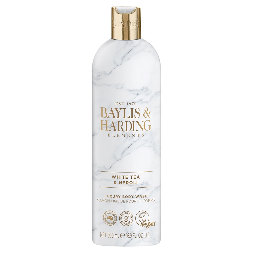 image 1 of Baylis & Harding Elements Luxury Body Wash - White Tea & Neroli 500ml