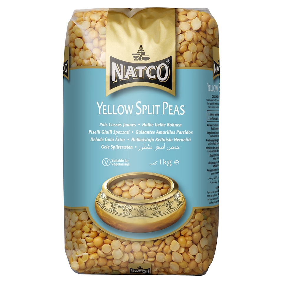 Natco Yellow Split Peas 1Kg