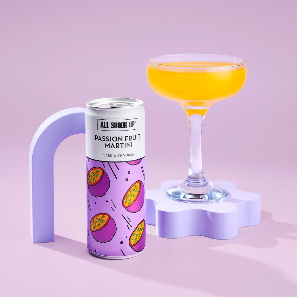 image 1 of All Shook Up Passion Fruit Martini 250ml