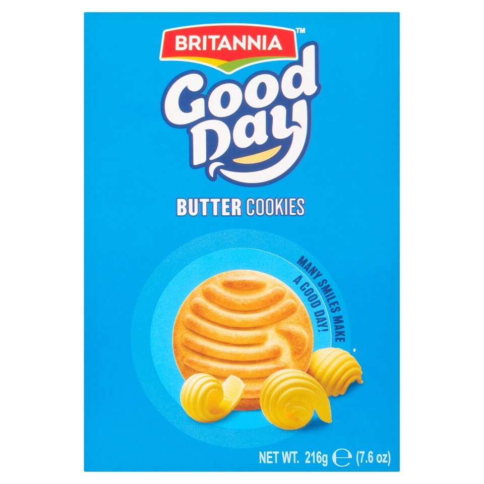 BRITANNIA GOOD DAY BUTTER COOKIES 216g