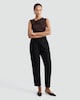 image 2 of F&F Polyamide Twist Detail Sleeveless Bodysuit in Brown