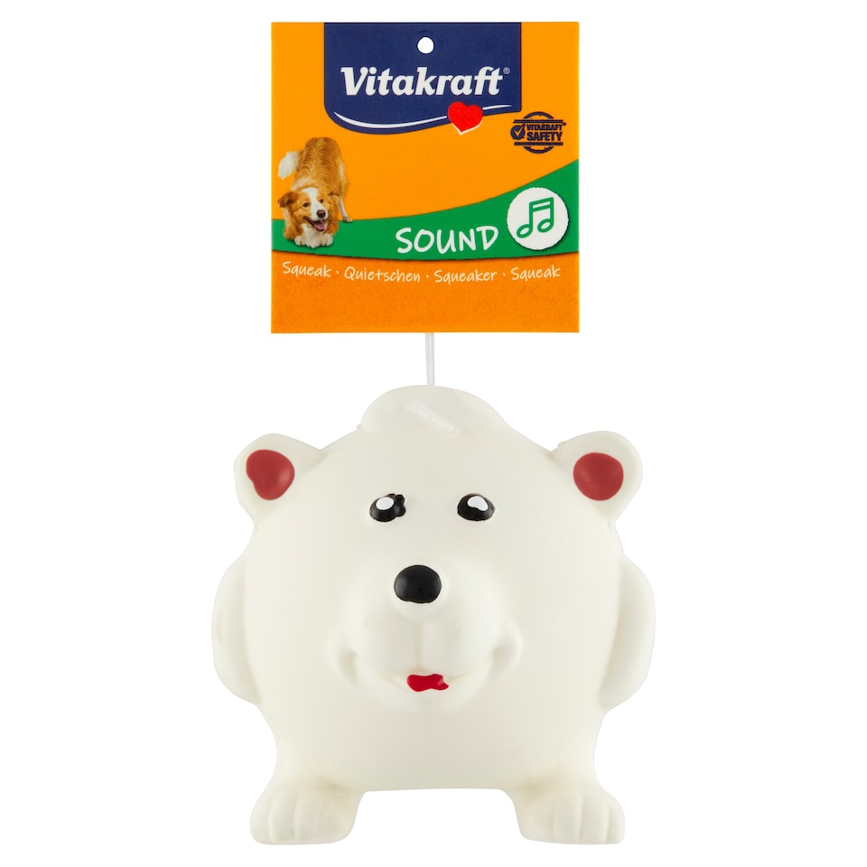 obrázok 1 z Vitakraft Pískacia loptička Hugo & Pedro latex