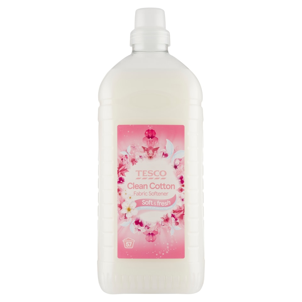 Tesco Soft & Fresh Clean Cotton textilöblítő 57 mosás 2 l