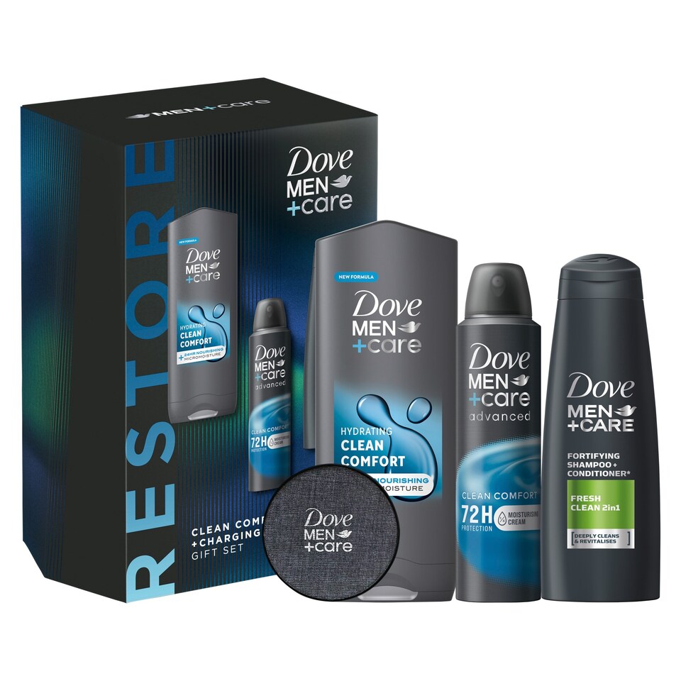 image 1 of Dove Men Plus Care Clean Comfort & Charging Pad