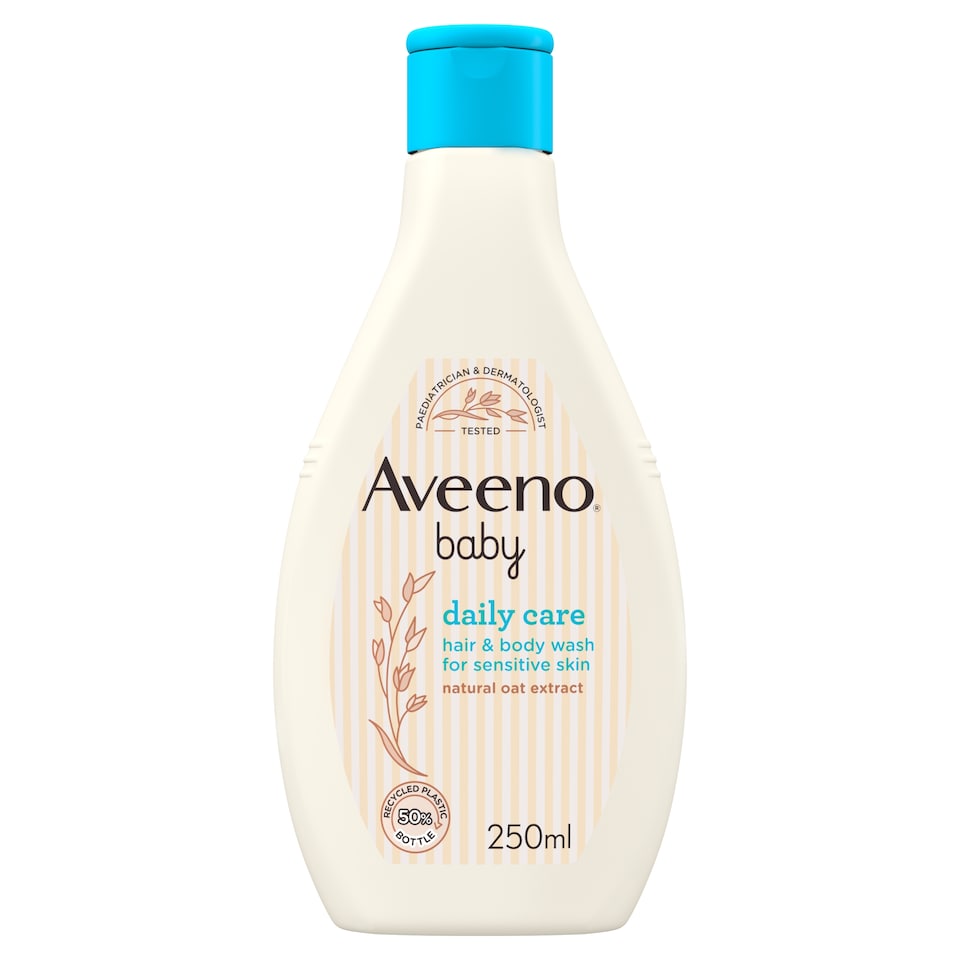 image 1 of Aveeno Baby Daily Care Hair & Body Wash For Sensitive Skin 250ml