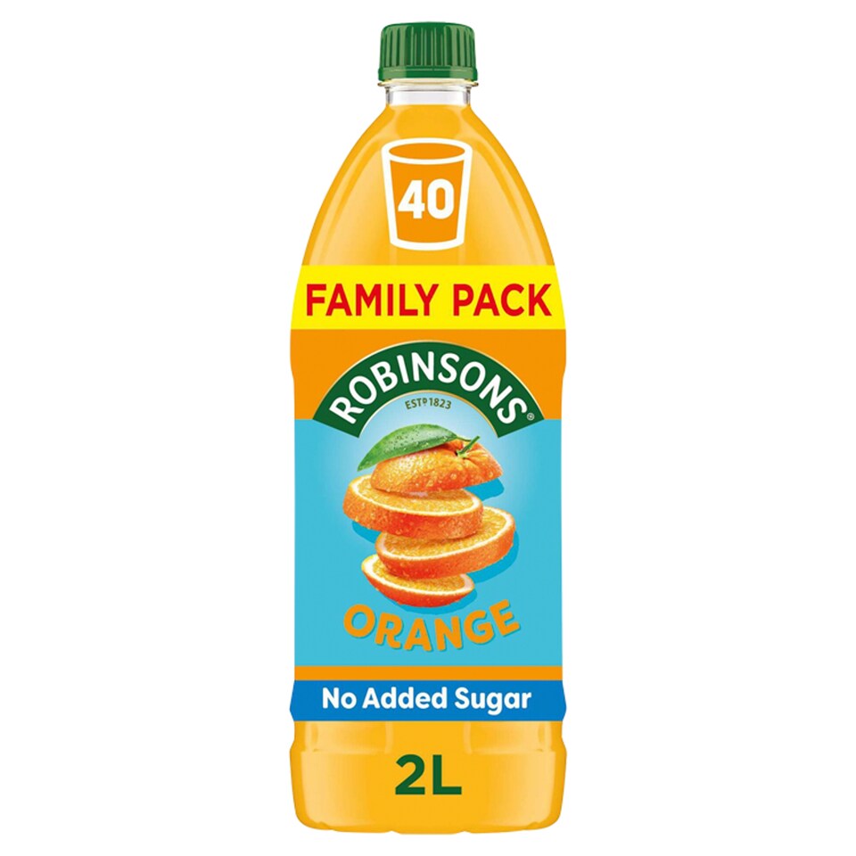 Robinsons Orange No Added Sugar Squash 2L