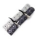 image 2 of Tesco Black & Cream Heart Luxury Christmas Crackers 6 pack