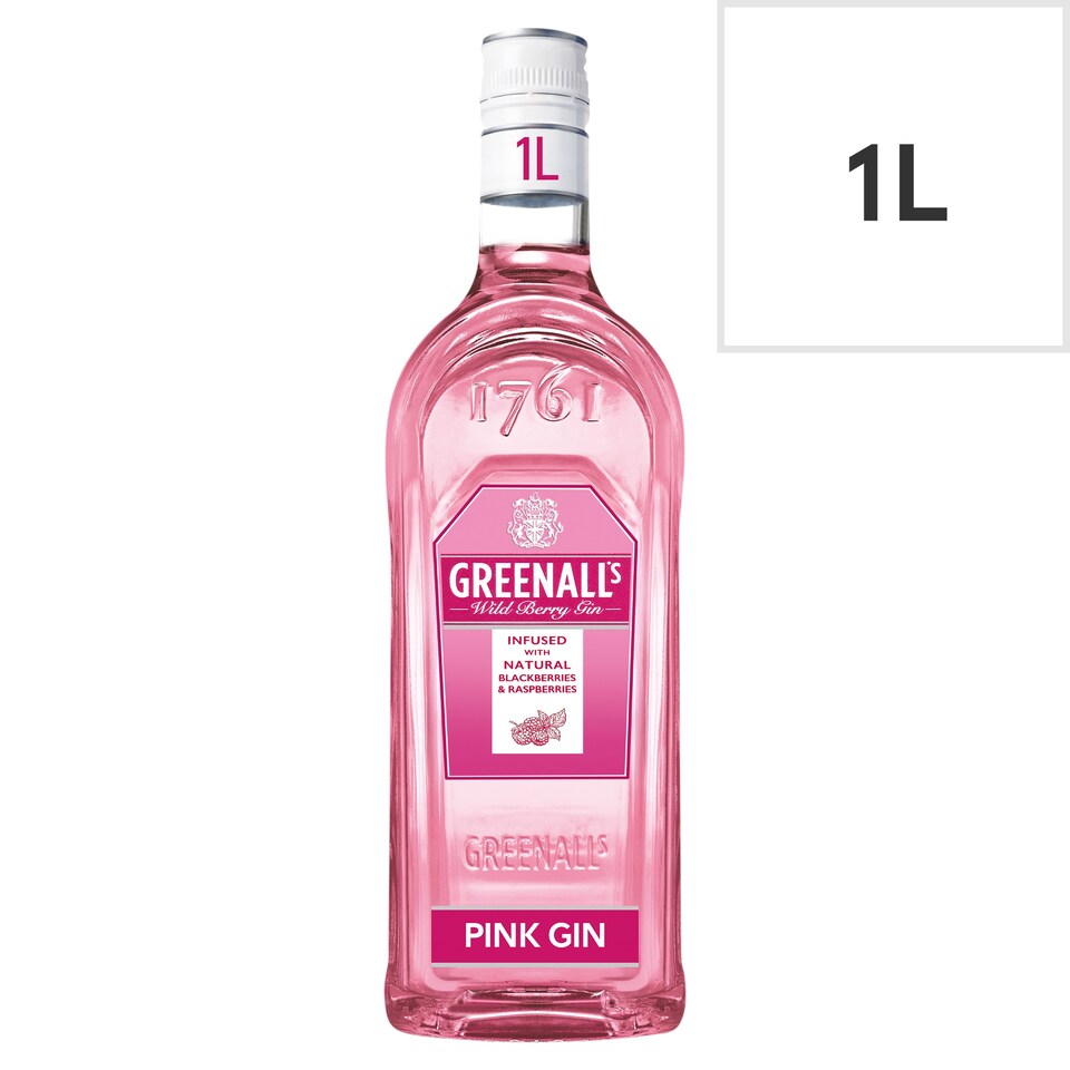 image 1 of Greenalls Wild Berry Pink Gin 1 Litre