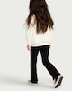 image 3 of F&F Girls 2-Pack Cotton Rich Flared Leggings in Black