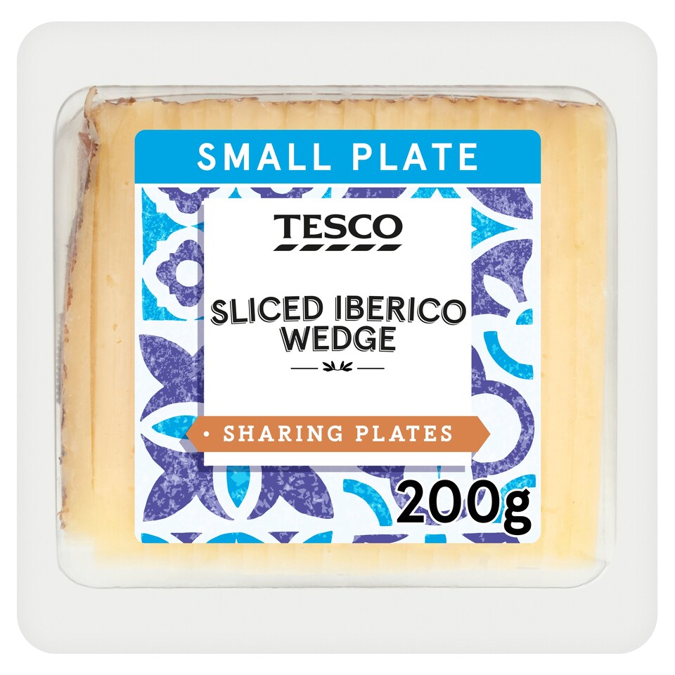 Tesco Sliced Iberico Cheese 200G