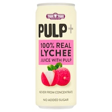 TIGER TIGER PULP+ 100% REAL LYCHEE JUICE WITH PULP 320ML