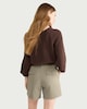 image 3 of F&F Cotton Rich Belted Chino Shorts in Khaki
