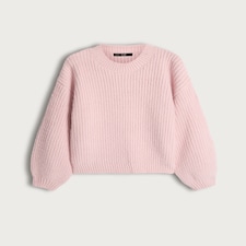 F&F Chenille Ribbed Knit Jumper in Pink