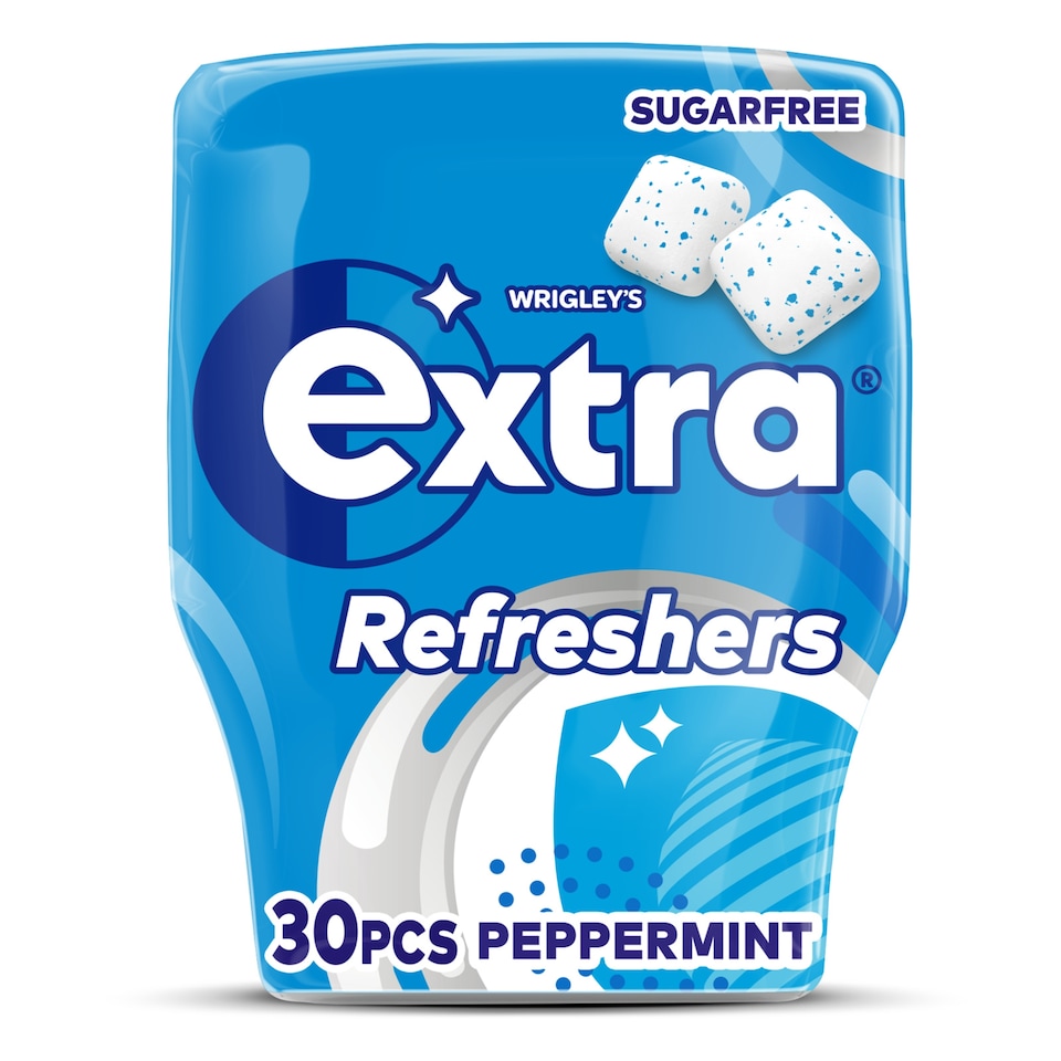 Wrigleys Extra Peppermint Sugar Free Gum 30Pces 67G