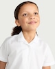 image 1 of F&F School Girls 3-Pack Revere Collared Shirts in White