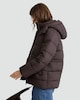 image 2 of F&F Hooded Shower Resistant Puffer Jacket in Brown