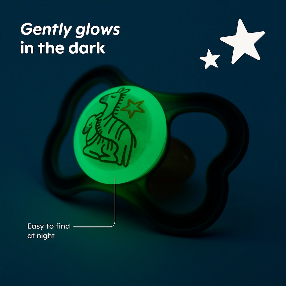 image 1 of MAM AIR NIGHT 18-36M SOOTHER 2 Pack
