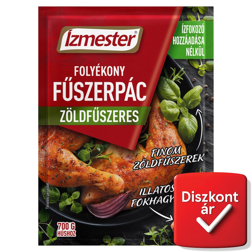 Ízmester zöldfűszeres folyékony fűszerpác 80 ml  1. kép