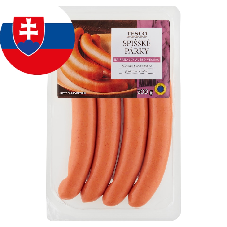 Tesco Spišské párky 200 g