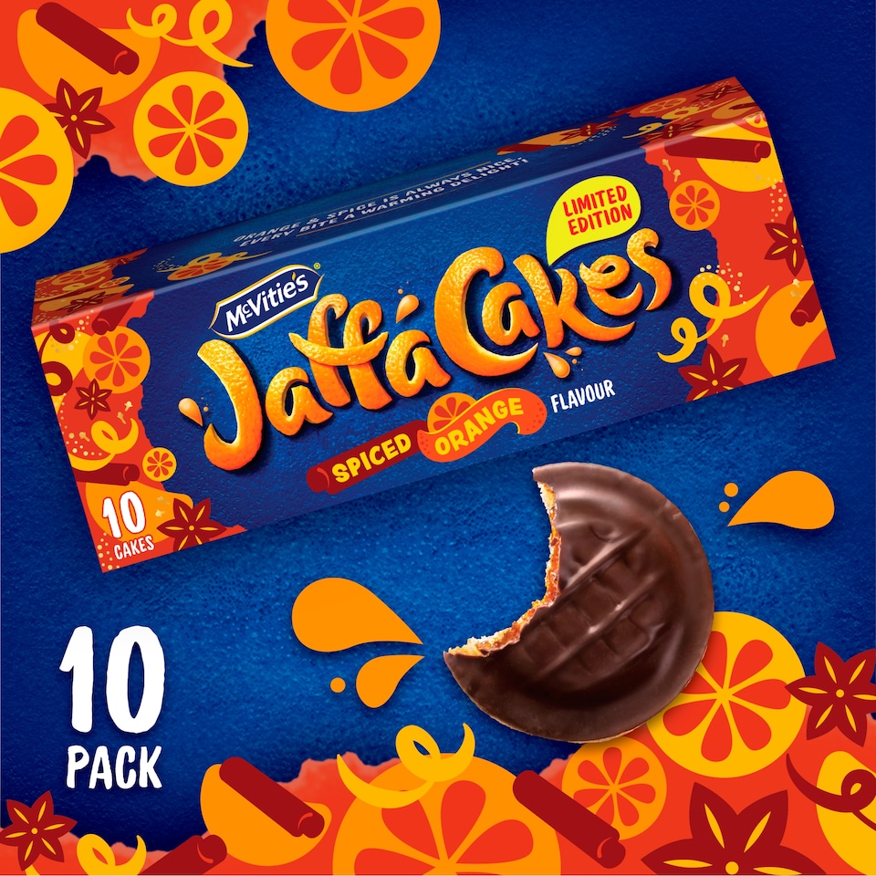 image 1 of McVitie's Jaffa 10 Cake Spiced Orange Limited Edition