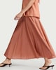 image 1 of The F&F Edit Co-ord Midi Skirt in Peach