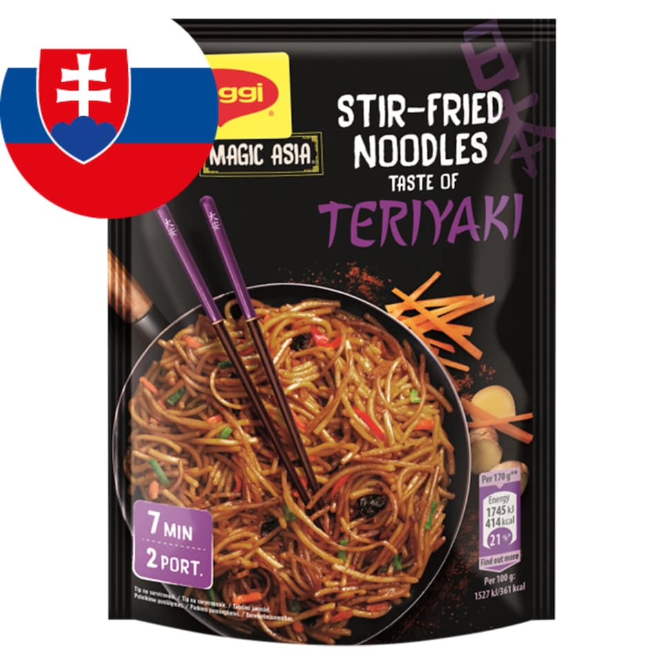 MAGGI Magic Asia Toasted Noodles with Teriyaki Flavor Pocket 130 g