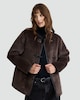 image 1 of F&F Faux Fur Toggle Coat in Brown