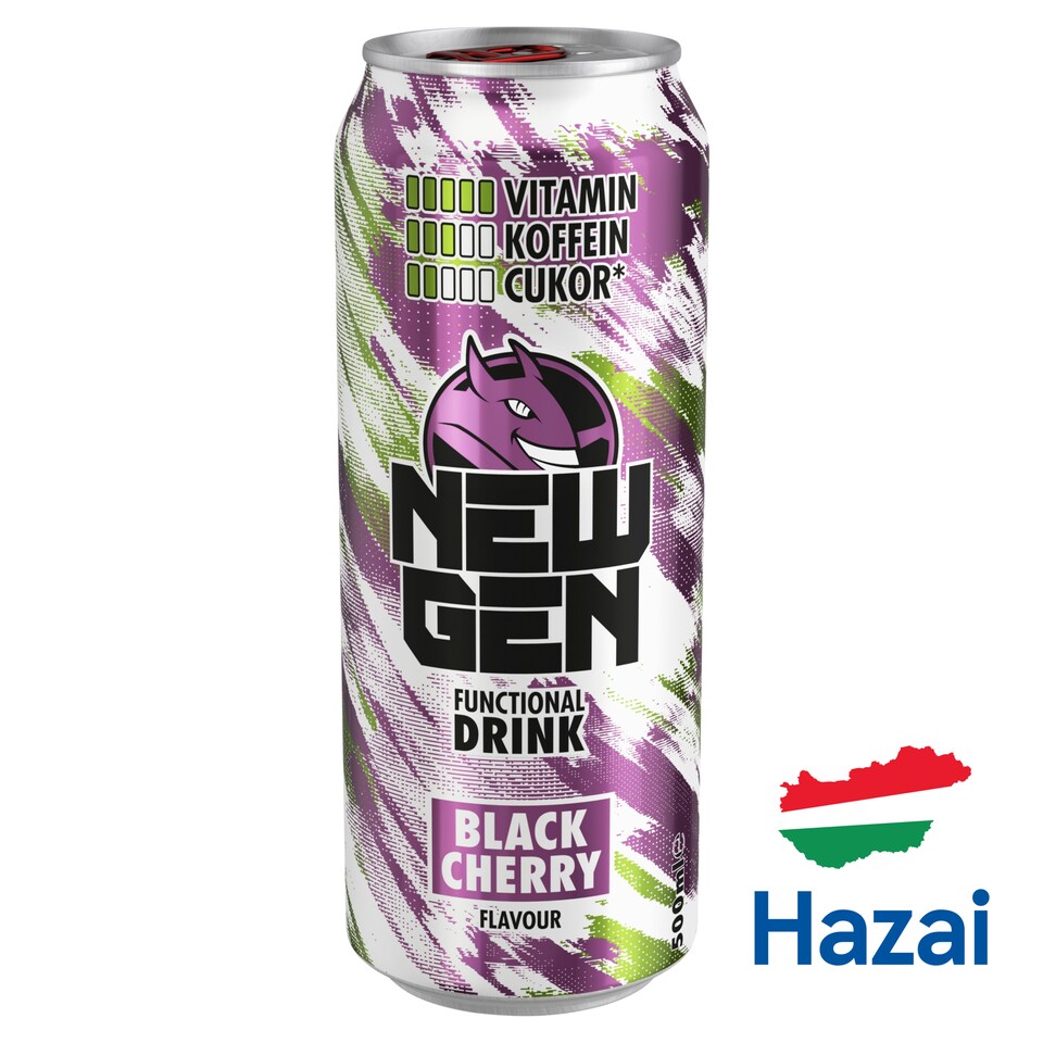 New Gen Black Cherry Flavour Functional Drink 500 ml