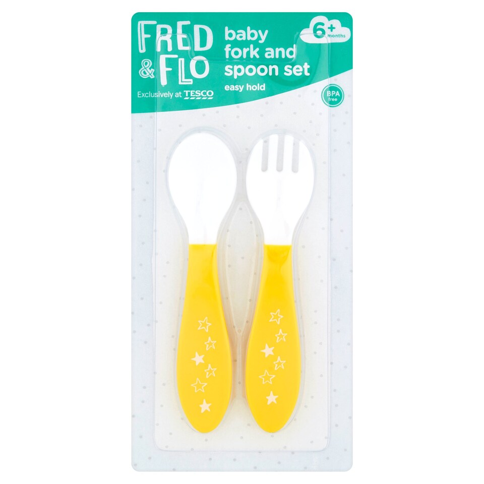 Fred & Flo Baby Fork & Spoon Set