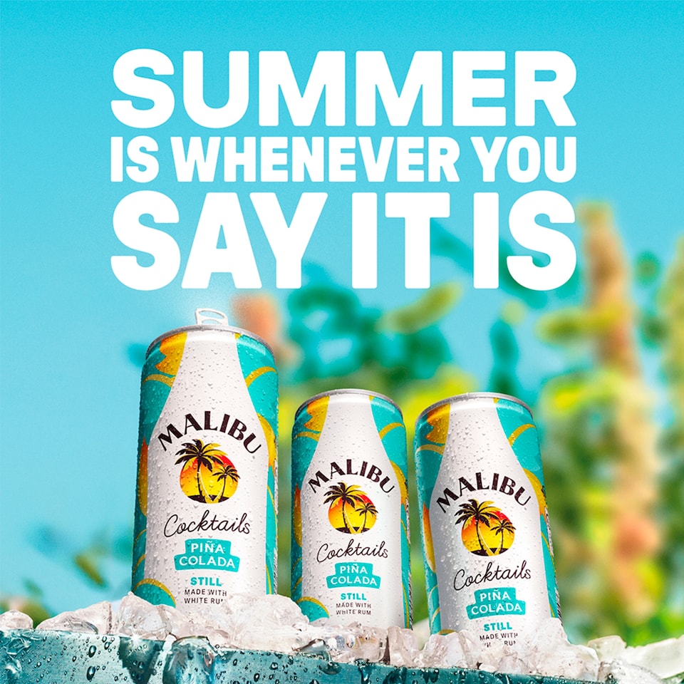 image 1 of Malibu Piña Colada Still Pre-Mixed Ready to Drink Cocktail 250mL