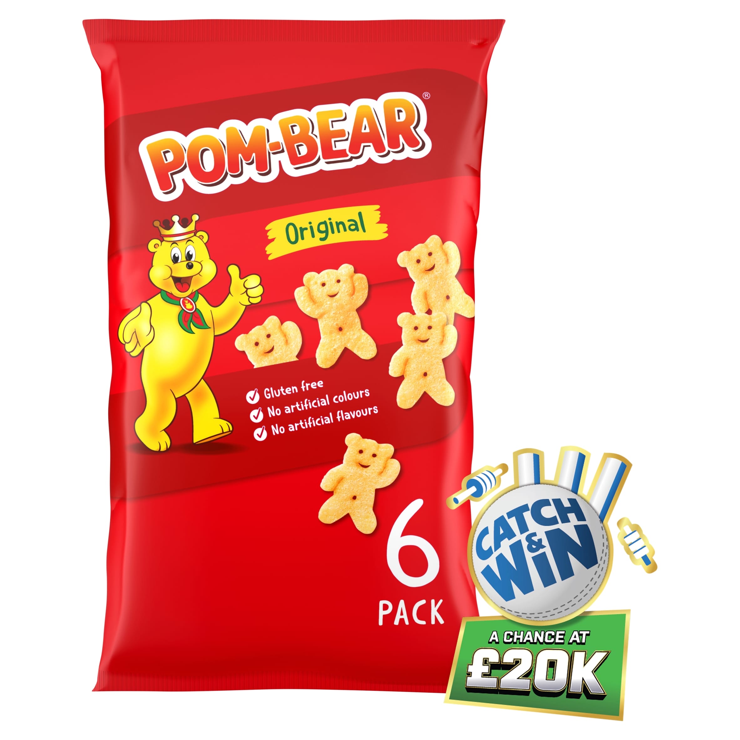 Pom-Bear Original Multipack Crisps 6x13g