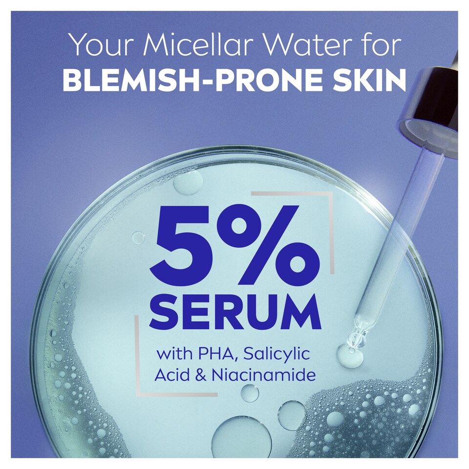 image 1 of NIVEA Derma Skin Clear Serum-Infused Micellar Water 400ml