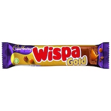 Cadbury Wispa Gold Chocolate & Caramel Bar Single 48g