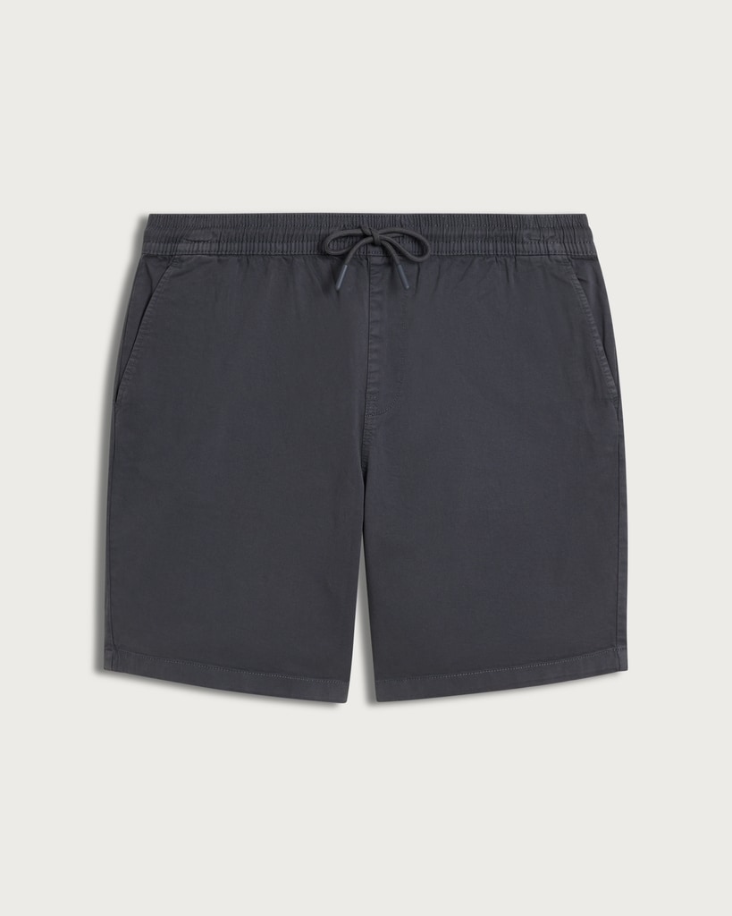 F&F Cotton Rich Drawstring Rugby Shorts in Grey