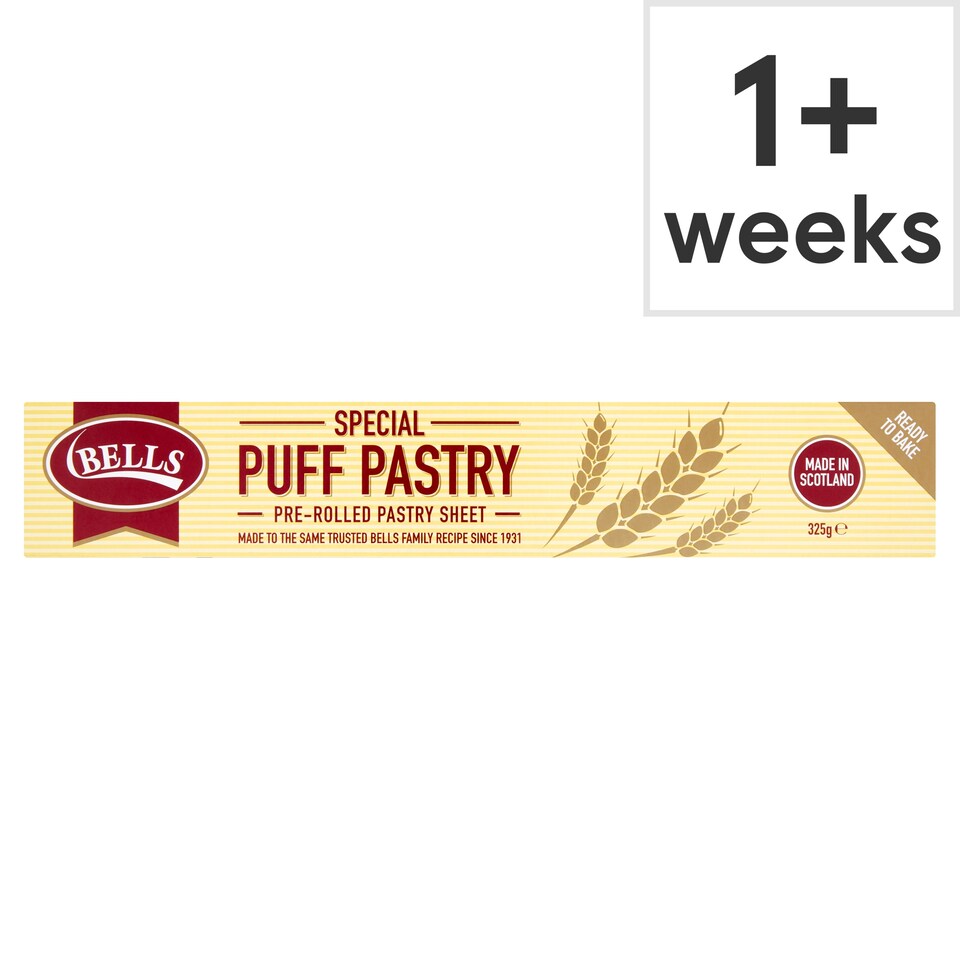 Bells Pre Rolled Puff Pastry Sheets 325G