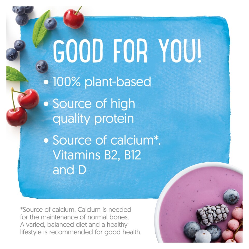 image 1 of Alpro Strawberry Banana Dairy Free Yoghurt Alternative 4x125g