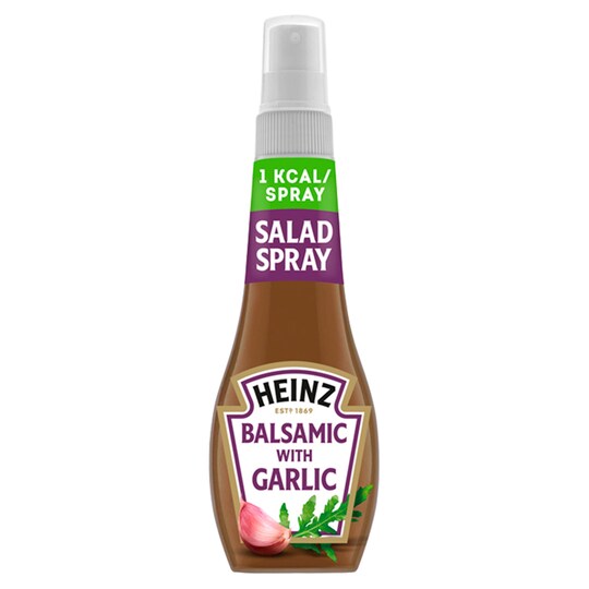 Heinz Salad Dressing Spray Balsamic Garlic 200Ml Tesco Groceries