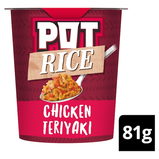 Pot Rice Chicken Teriyaki 81G Tesco Groceries