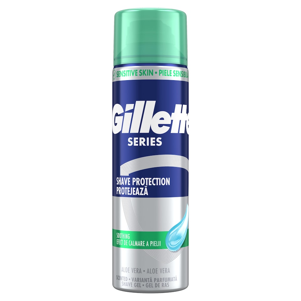 obrázok 1 z Gillette Series Upokojujúci Gél Na Holenie S Aloe Vera, 200ml