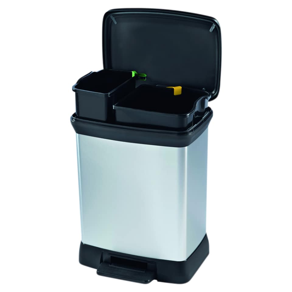 Obrázek 1 pro produkt Curver Deco Duo odpadkový koš 39 x 33 x 51 cm 10 l + 18 l