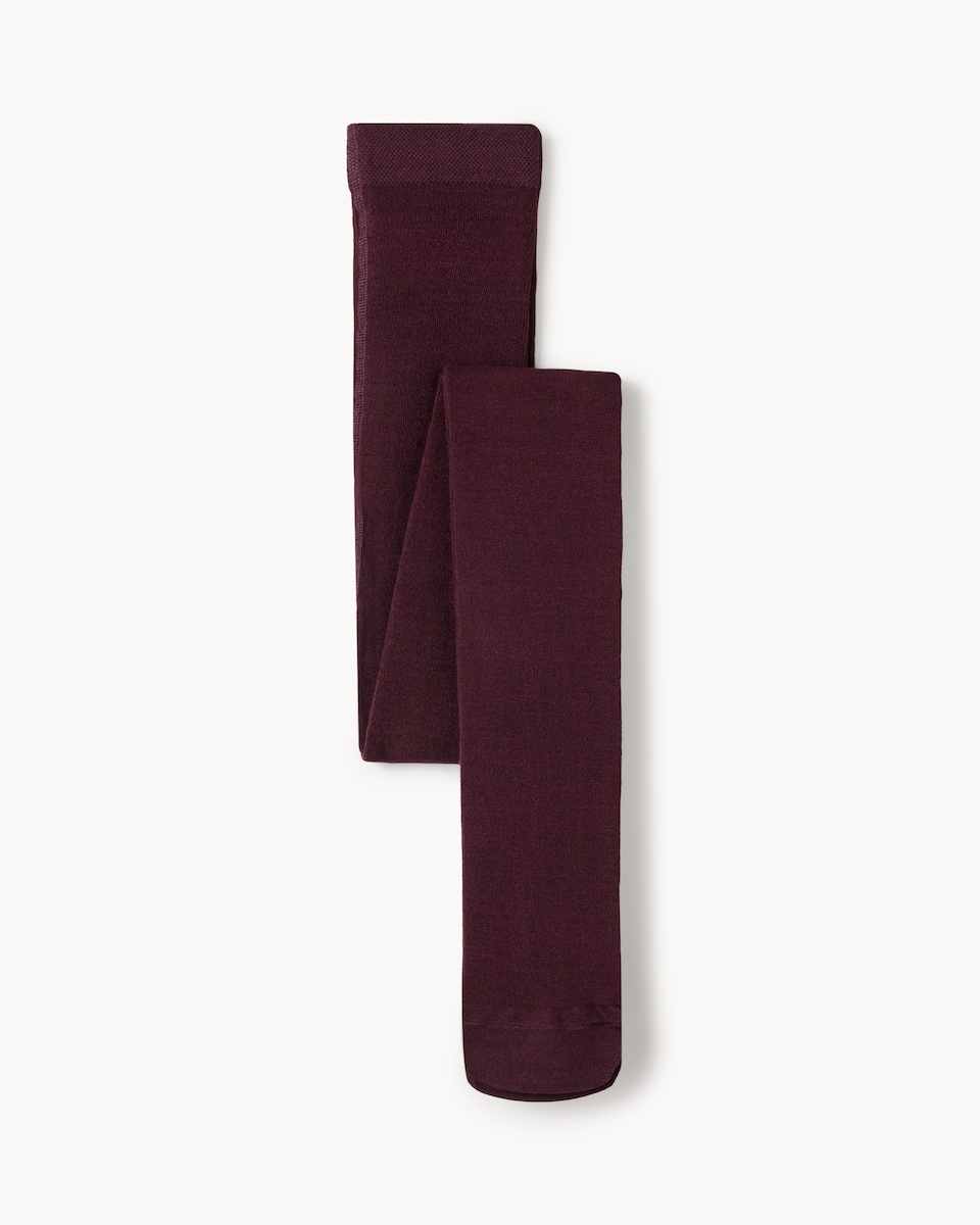 image 1 of F&F 100 Denier Knitted Tights in Purple