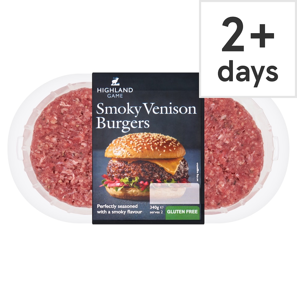 Highland Game Smoky Venison burger 340g