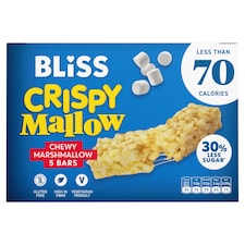 Bliss Crispy Mallow Chewy Marshmallow Bars 5 x 19g